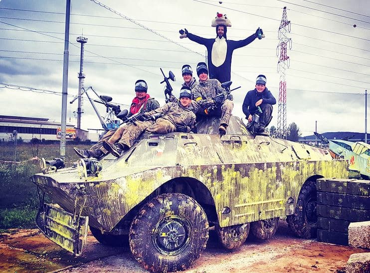 Party balíček s paintballem pro 5