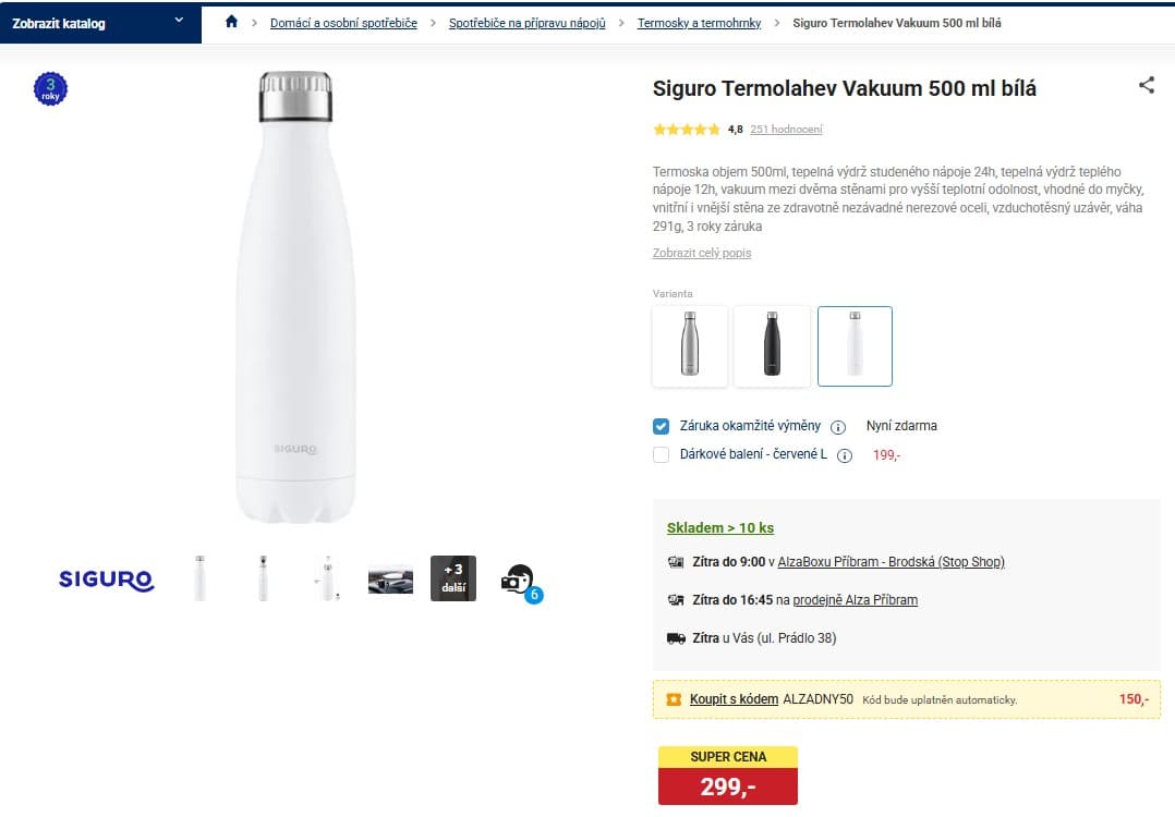 Termolahev Siguro Vakuum 500 ml