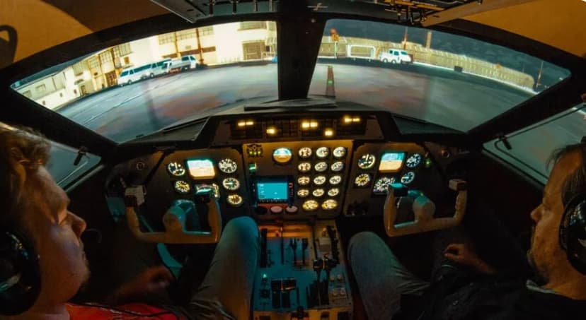 Let v simulátoru L-410