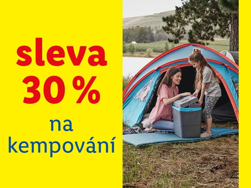 Lidl-shop - sleva 30% na Turistiku a kempování