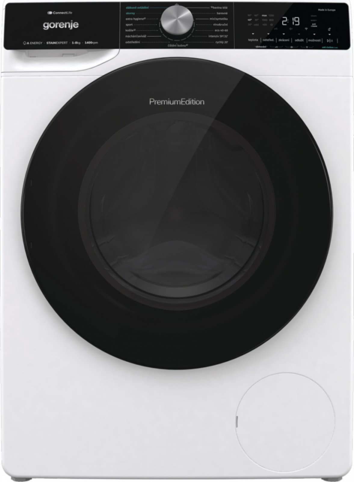 Pračka Gorenje 8kg, 1400ot, pára