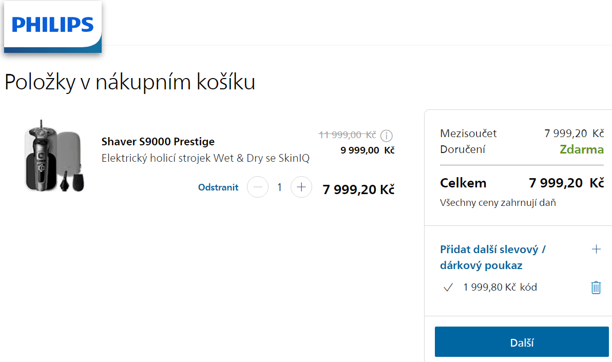 Elektrický holicí strojek Philips SP9872/15