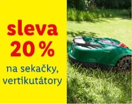 Lidl-shop - sleva 20% na sekačky a vertikutátory