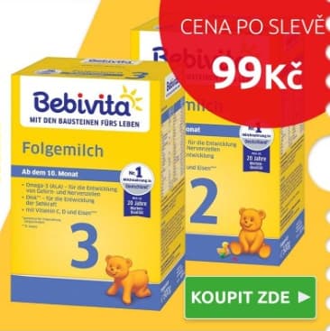 Sleva 130 Kč na výživu Bebivita