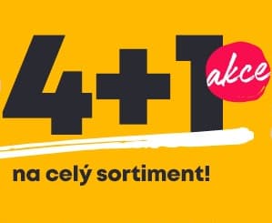 Akce 4+1 zdarma na vše