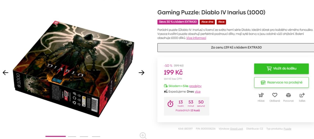 Puzzle: Diablo IV 1000 dílků