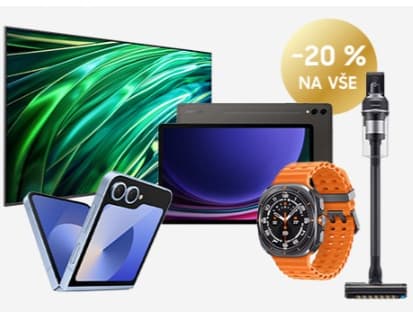Samsung - sleva 20% na vše