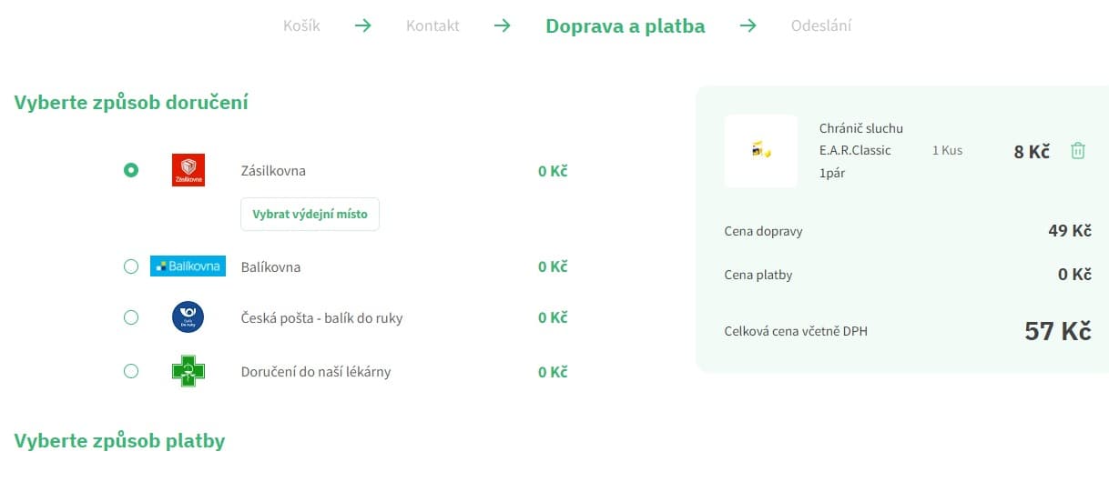 MojeLekarna.cz - doprava zdarma na vše