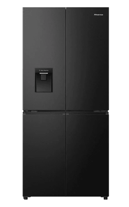 Čtyřdveřová komb. lednice Hisense, 303/179l