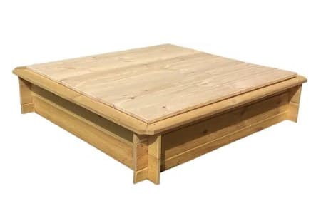 Dětské dřevěné pískoviště s krytem