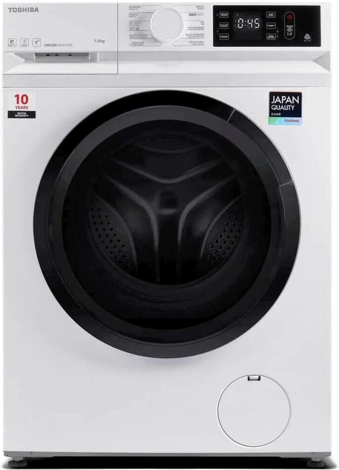 Pračka Toshiba 7kg, 1400ot., pára, 44cm
