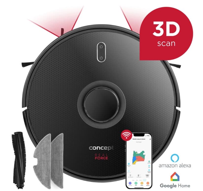 Robotický vysavač s mopem 2v1 Concept VR3400
