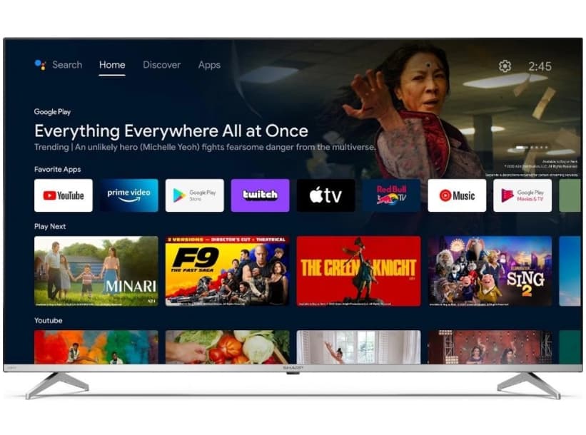 QLED Android TV, Atmos, 126cm, Sharp