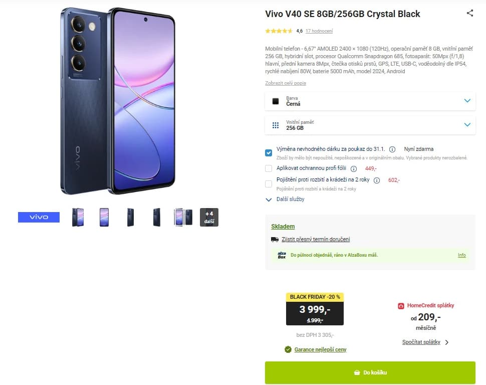 Vivo 8x 2,8GHz, 8GB RAM, 6,67", 256GB