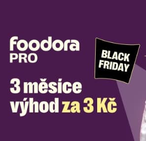 Foodora PRO na 3 měsíce za 3 Kč