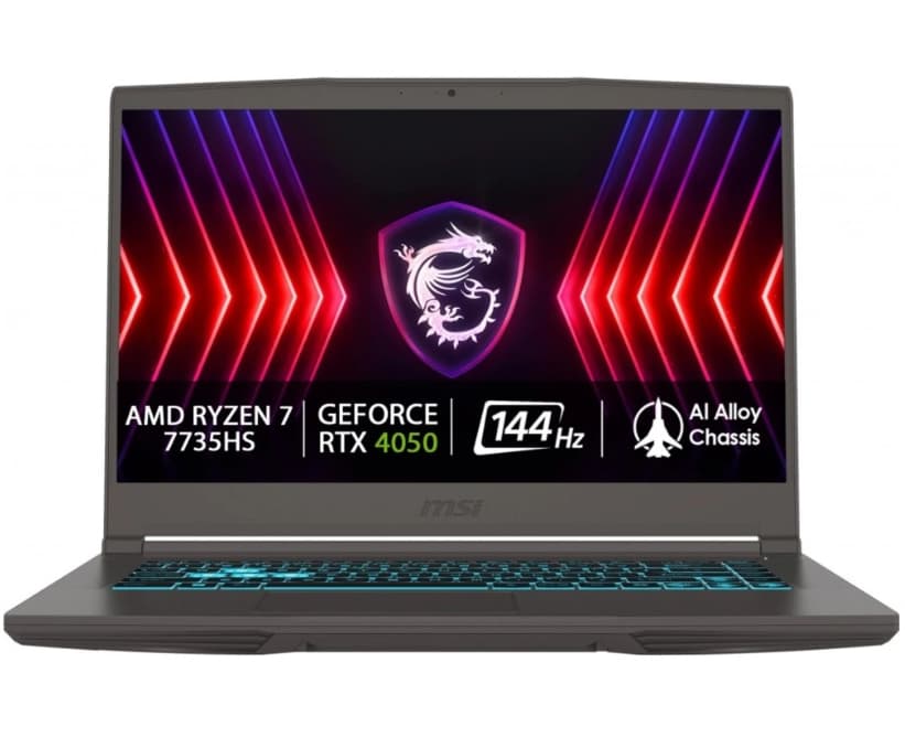 MSI 4,75GHz, 16GB RAM, 6GB Nvidia, 15,6"
