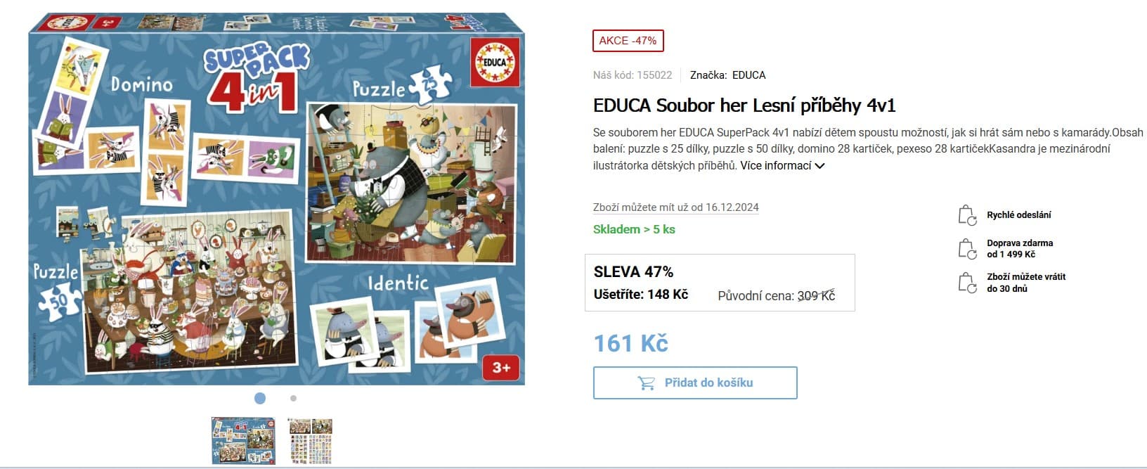 Soubor her Lesní příběhy 4v1