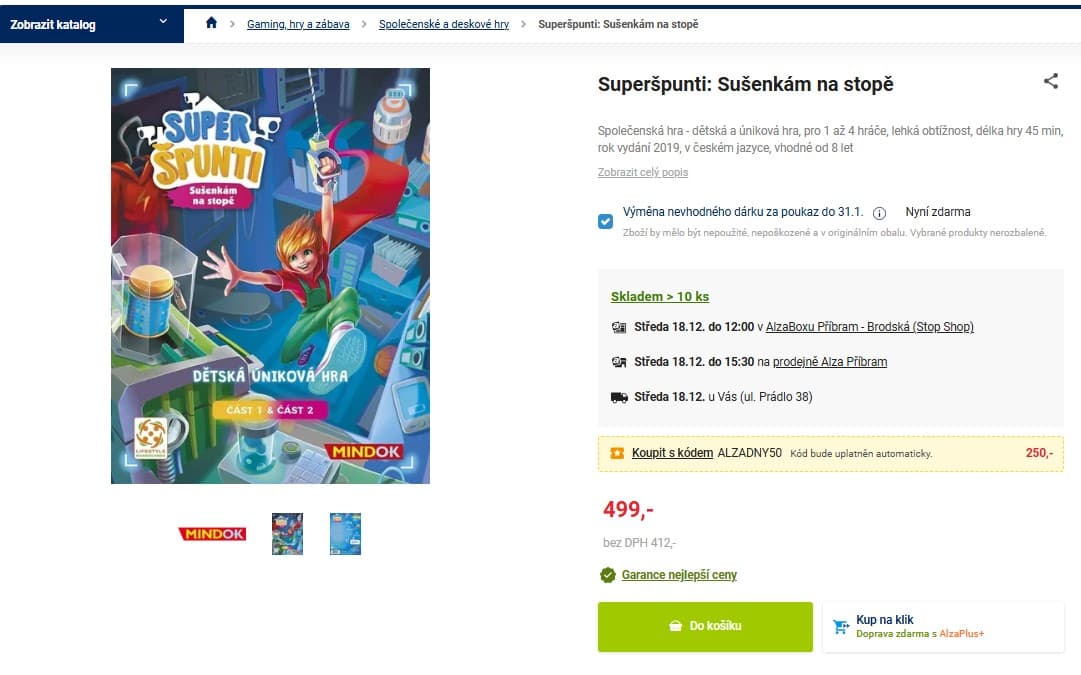Úniková hra Superšpunti: Sušenkám na stopě