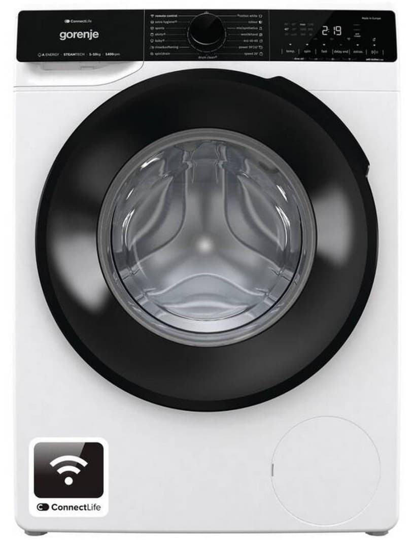 Parní pračka Gorenje 10kg, 1400ot., Wifi