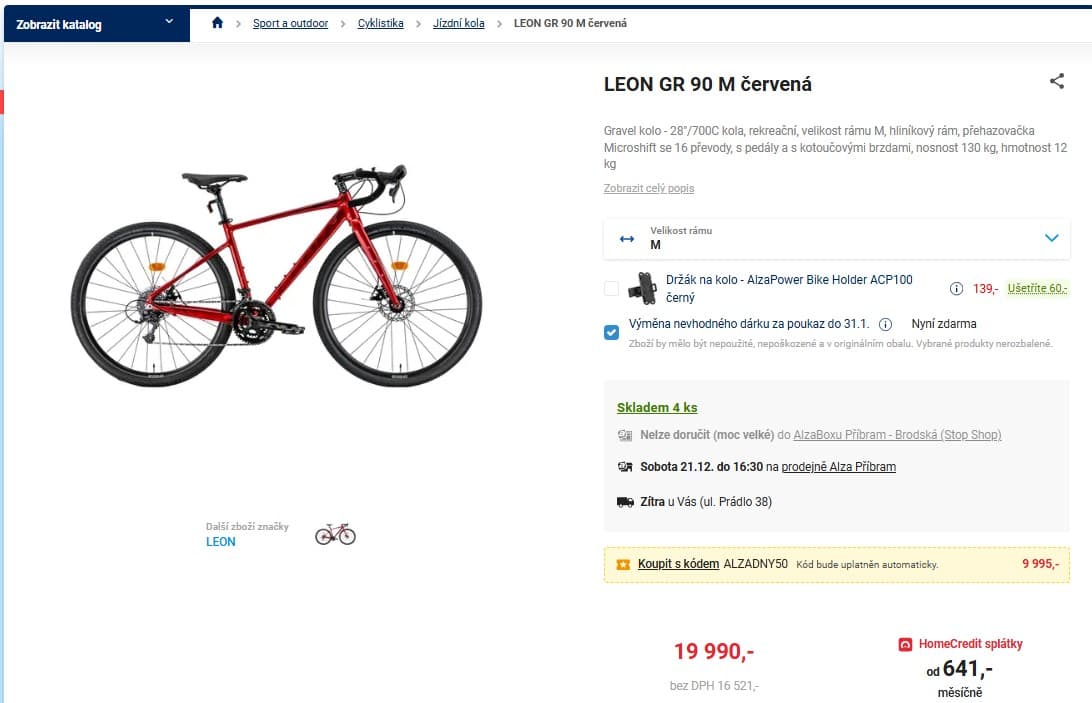 Gravel kolo LEON GR 90, 28", M a L