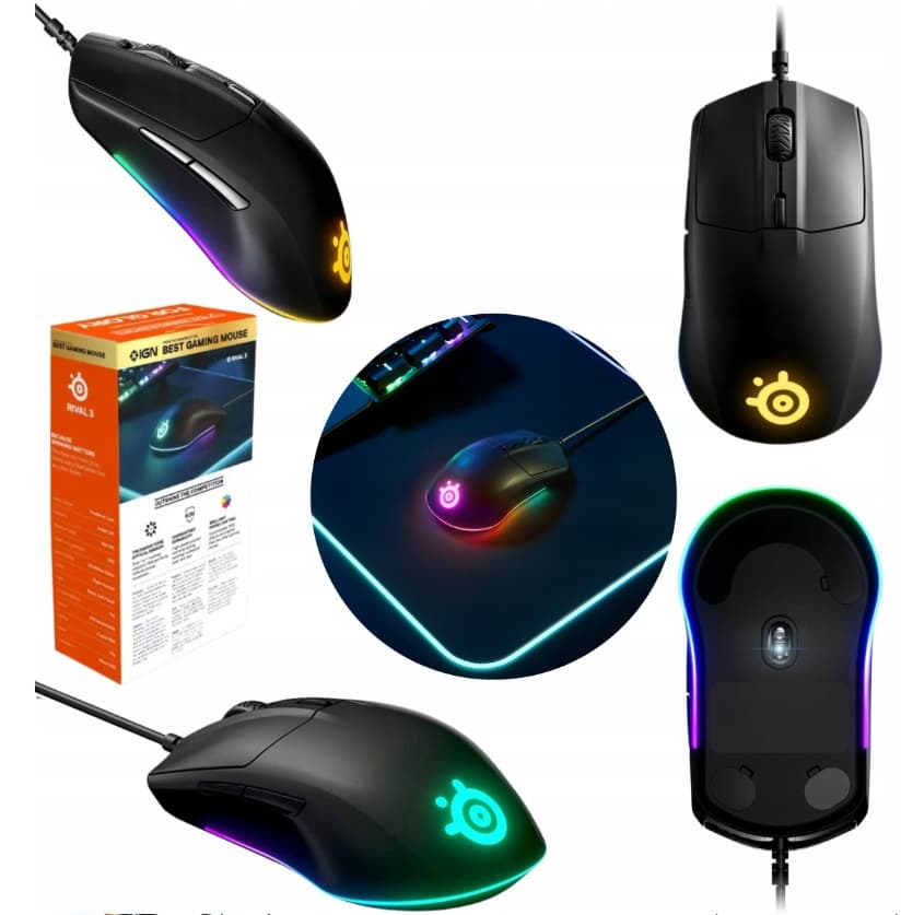 Herní myš SteelSeries Rival 3