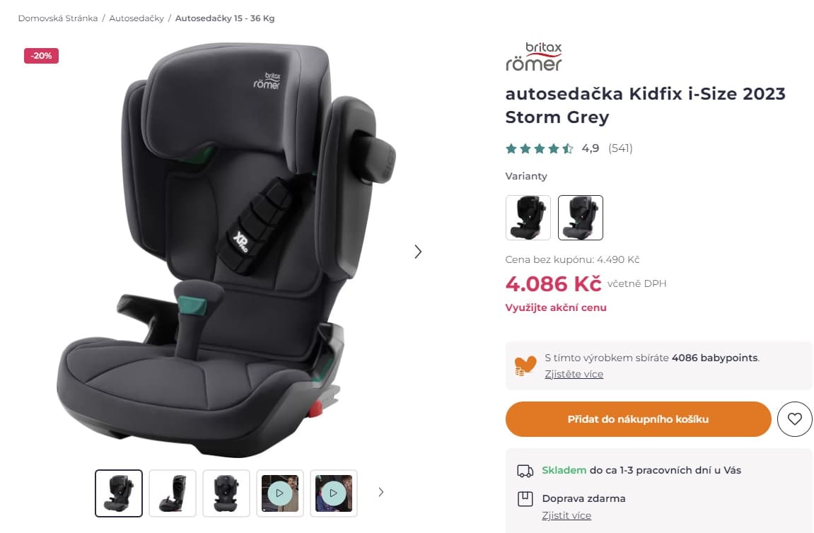 Britax Römer Kidfix i-Size 15-36kg