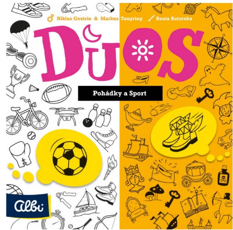 Společenská hra Duos - Pohádky a Sport