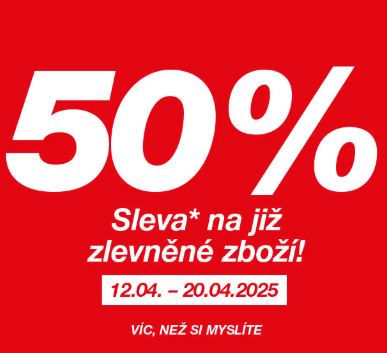 KiK - extra sleva 50% na výprodej