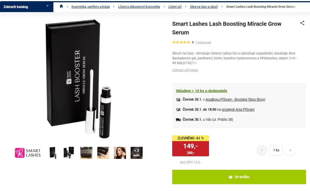 Sérum na řasy Smart Lashes
