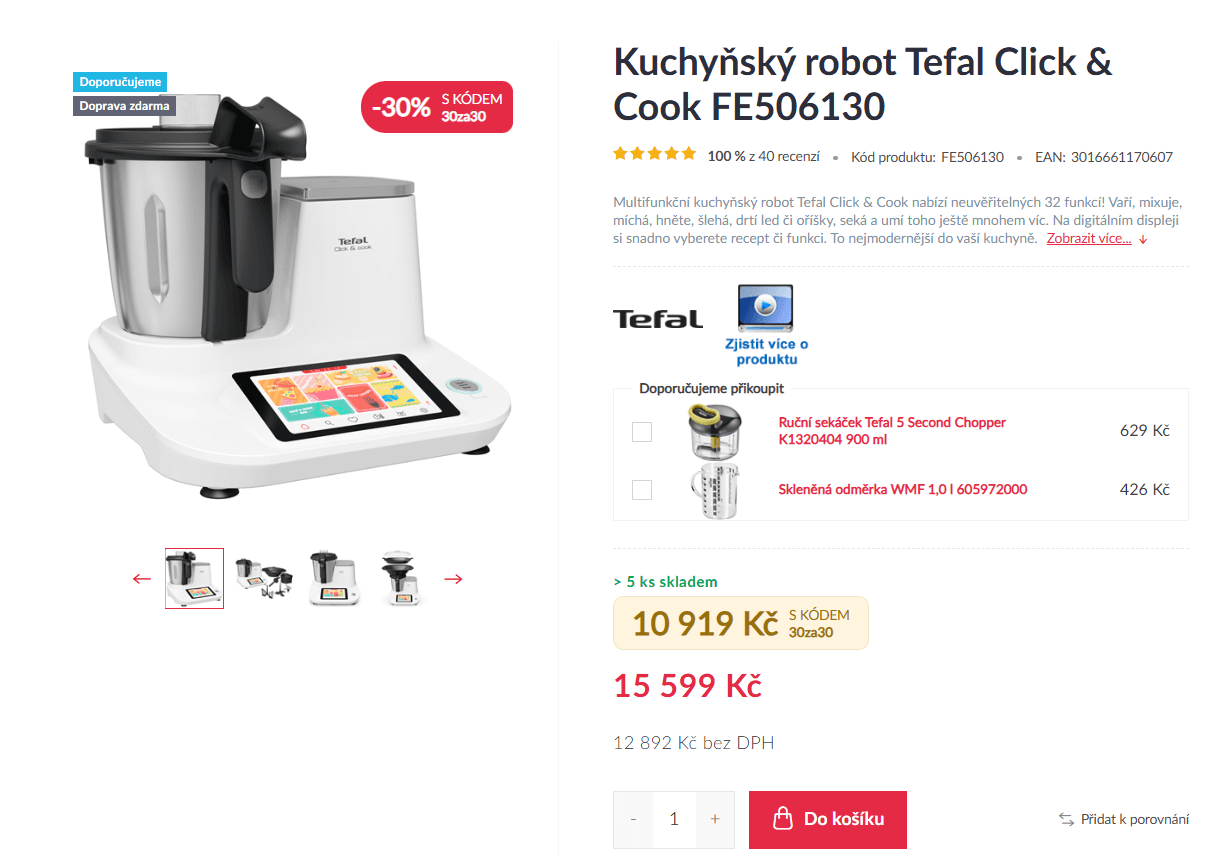 Multifunkční varný robot Tefal