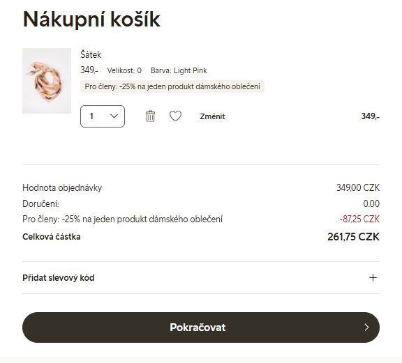 Lindex - -25% na 1 ks oblečení dámy