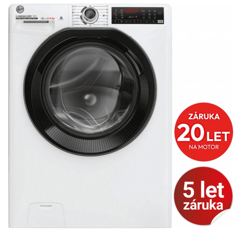 Pračka/Sušička Hoover 6/4kg, 1400ot., Wifi