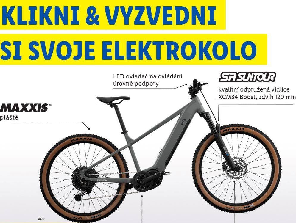 Lidl-Shop - sleva 20% na elektrokola