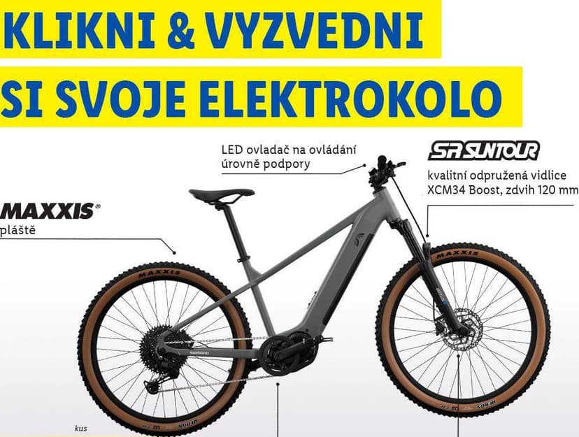 Lidl-Shop - sleva 20% na elektrokola