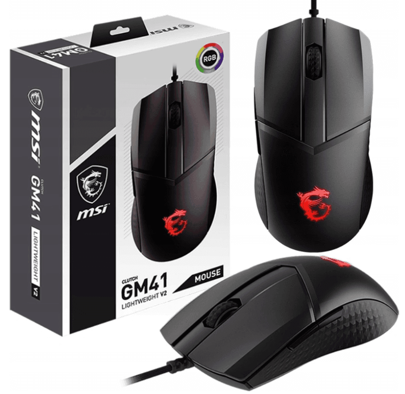 Herní myš MSI Clutch, RGB
