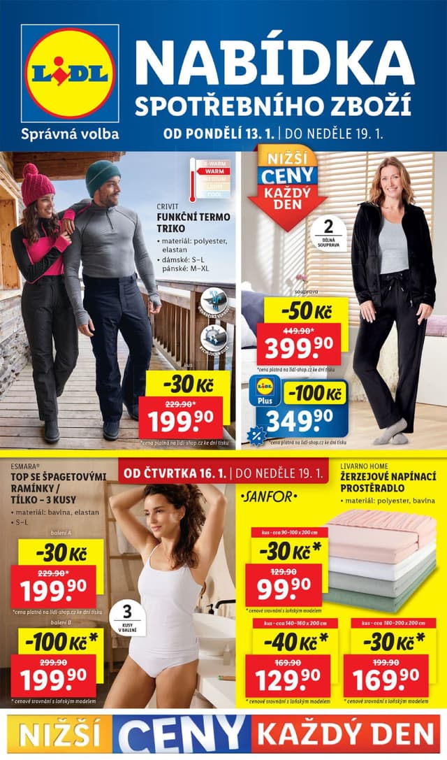 Lidl leták Spotřební zboží 13.-19.1.