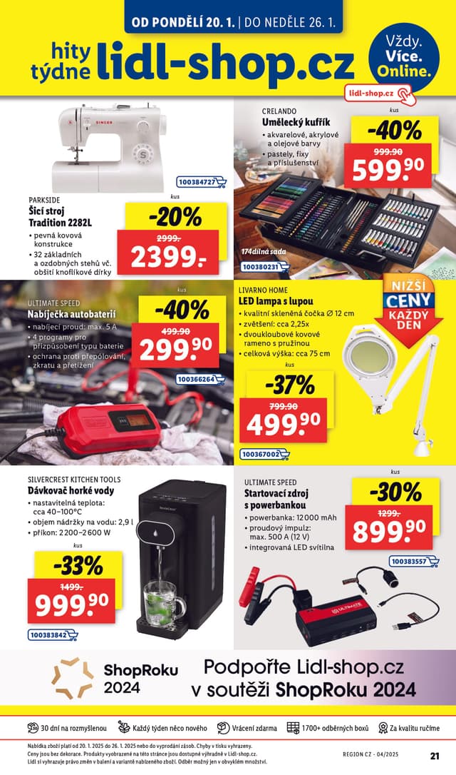 Lidl leták Eshop 20.-26.1.