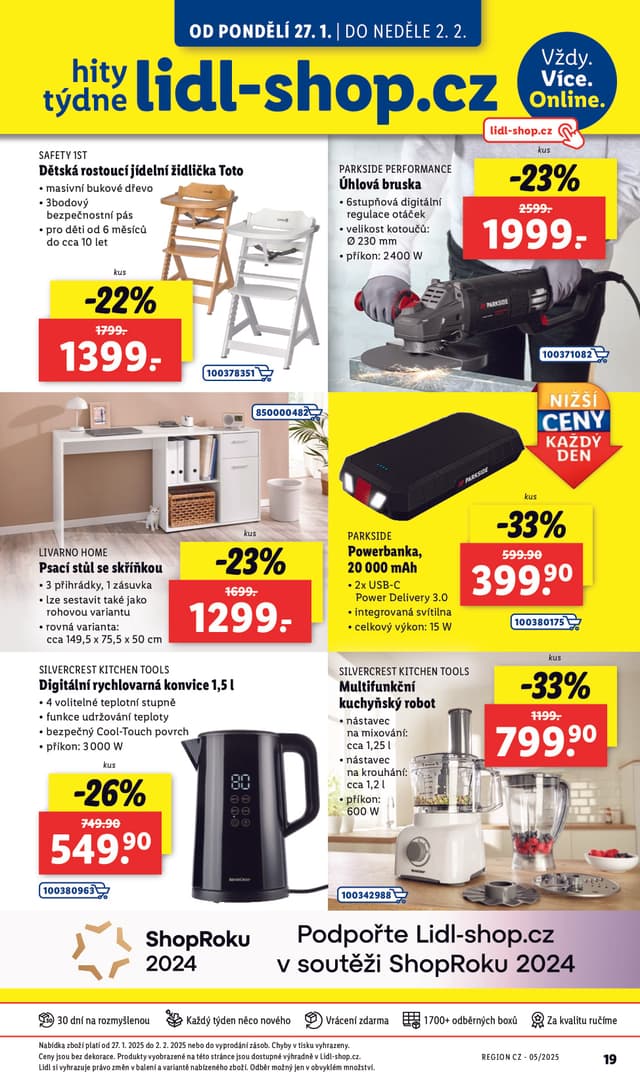 Lidl leták eshop 27.1. - 2.2.