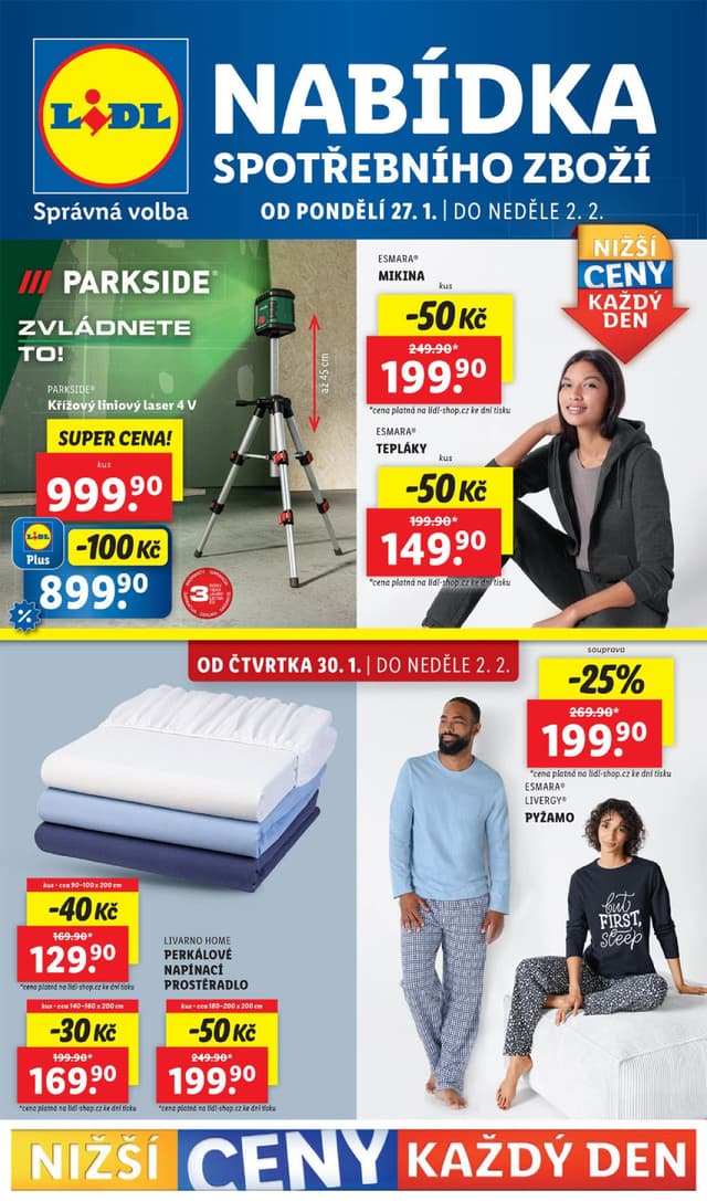 Lidl leták Spotřební zboží 27.1. - 2.2.