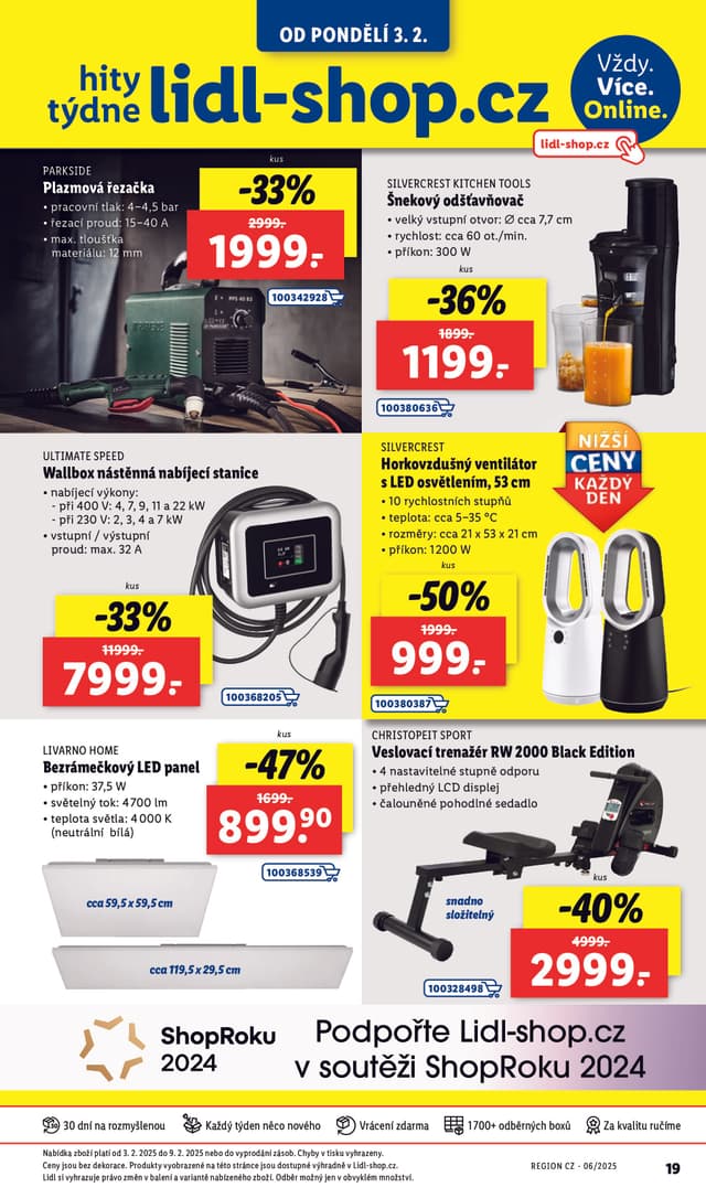 Lidl leták eshop 3.-9.2.