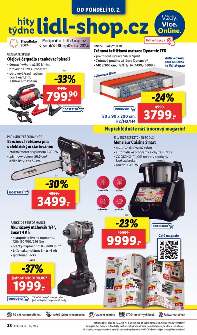 Lidl leták Eshop 10.-16.2.