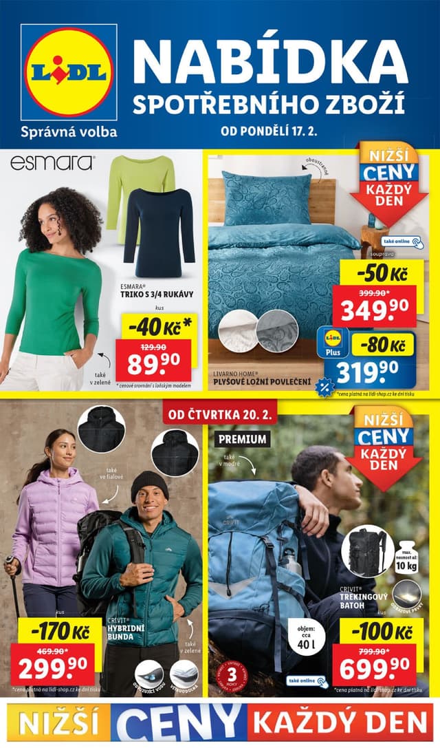 Lidl leták Spotřební zboží 17.-23.2.