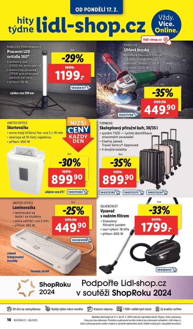 Lidl leták Eshop 17.-23.2.