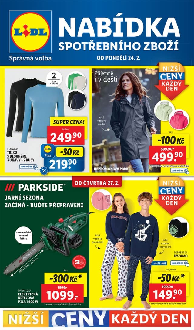Lidl leták Spotřební zboží 24.2. - 2.3.