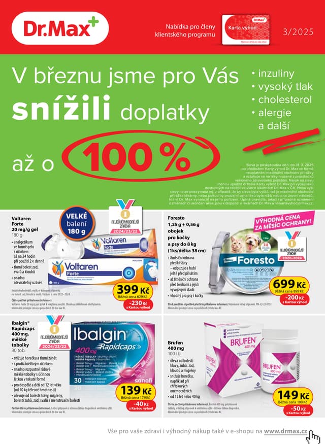 Dr. Max lékárny leták 1.-31.3.