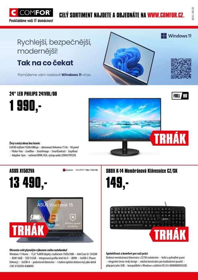 Comfor elektro leták 3.-30.3.