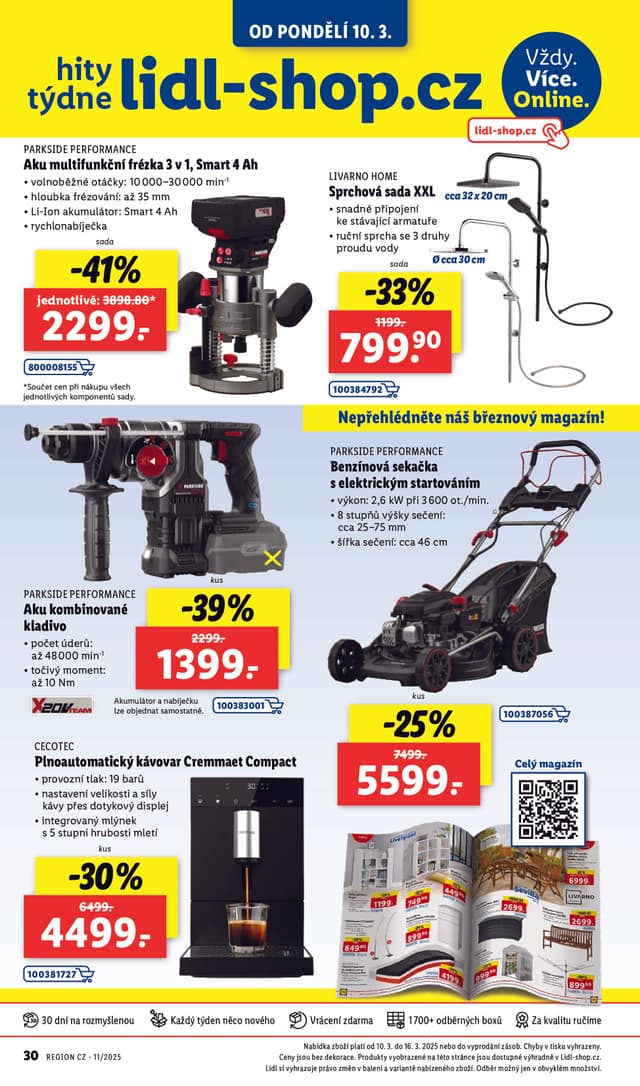 Lidl leták Eshop 10.-16.3.