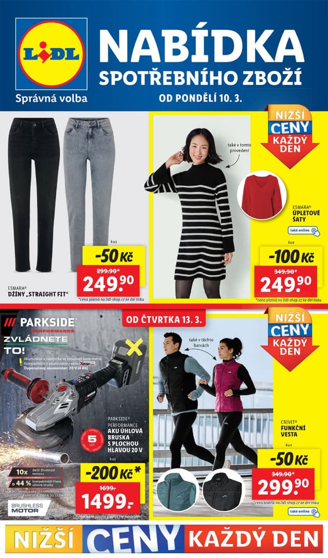 Lidl leták Spotřební zboží 10.-16.3.