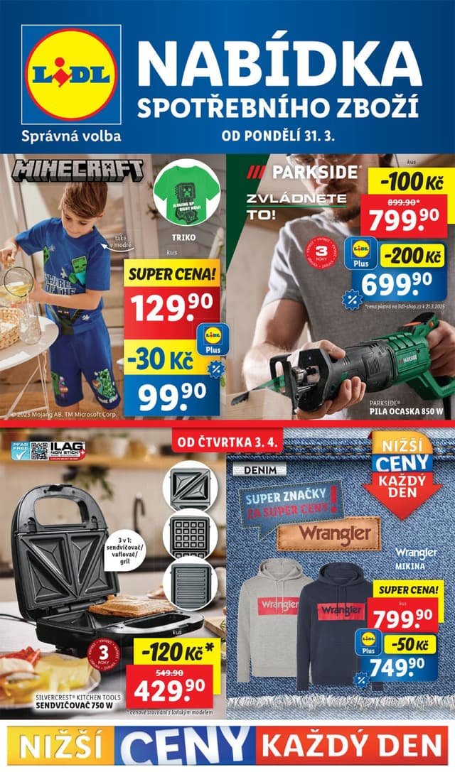 Lidl leták Spotřební zboží 31.3. - 6.4.