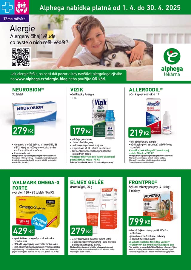 Alphega lékárny leták 1.-30.4.